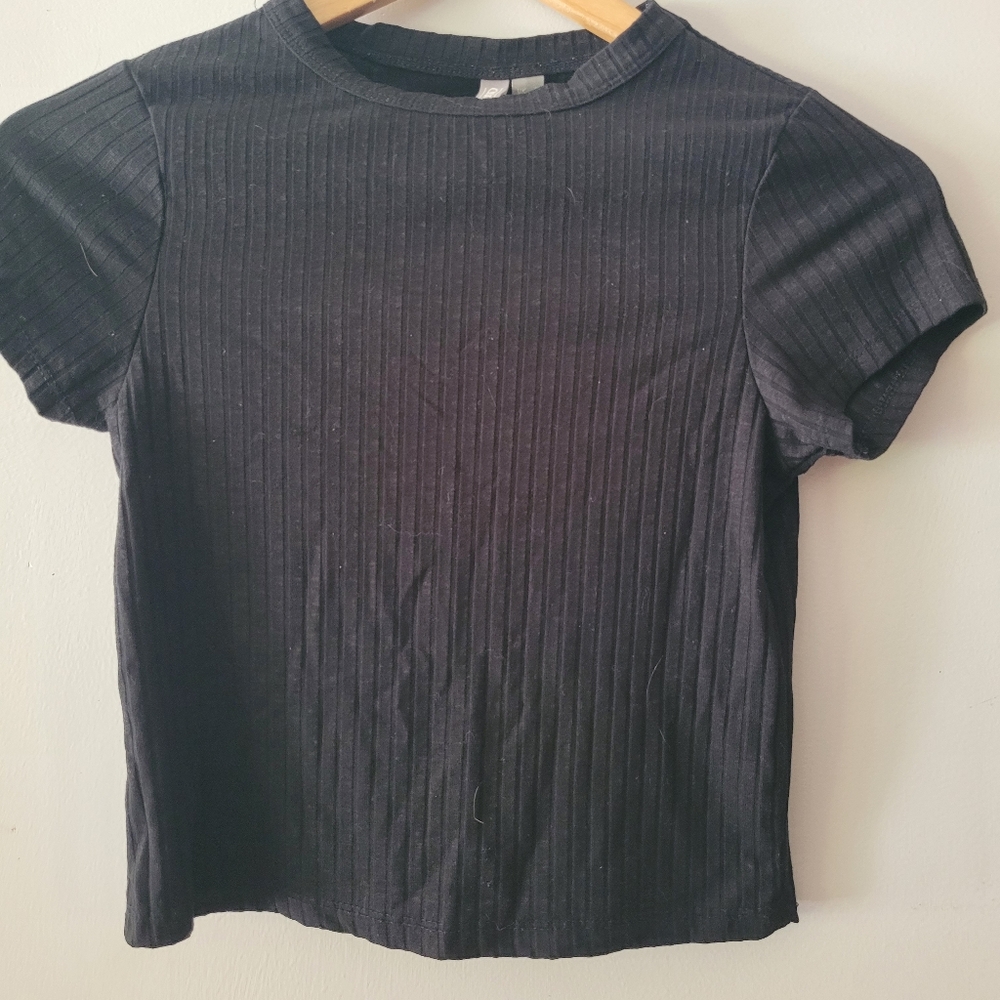 Black Crop Top